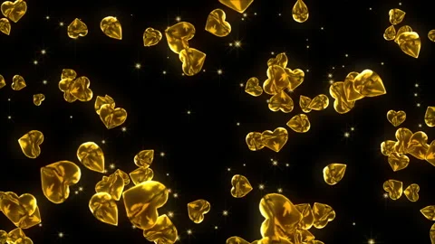 Valentines heart loop animation background Stock Footage 146504198