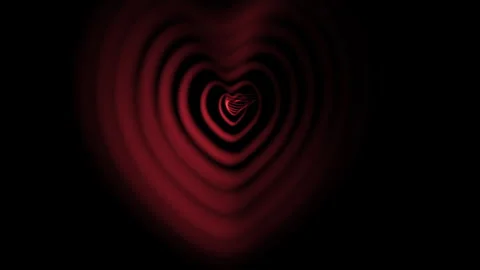 Valentines heart transition overlay layer Stock Footage 260606030