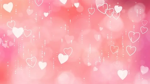 Valentine's Hearts Background. Stock Footage 71241699