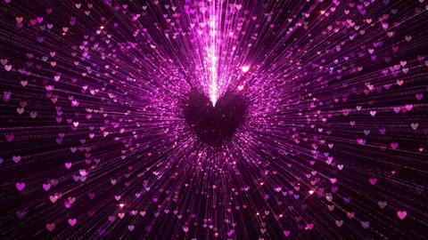 Valentines Hearts Background Stock Footage 204143115