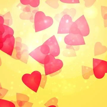 Valentines Hearts background Stock-Illustration