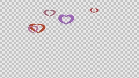 Valentines Hearts Stock Footage 58878589