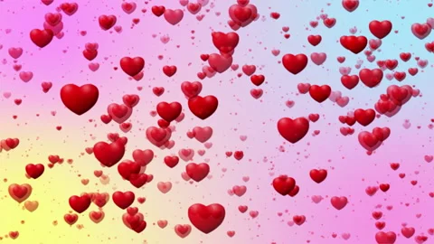Valentines Hearts Stock Footage 169397295