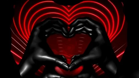 Valentine's Hearts Revolution - Stock Footage 72402246