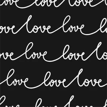 Valentines love seamless pattern design. Stock Illustration