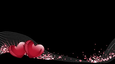 Valentines lowerthird 01 04+alpha Stock Footage 23401674
