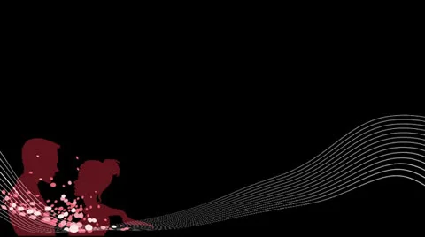 Valentines lowerthird 02 04+alpha Stock Footage 23406132