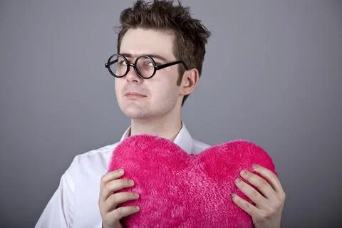 Valentine's Man Stock Photos