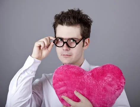 Valentine's Man Stock Photos