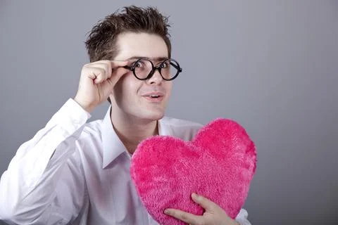 Valentine's Man Stock Photos