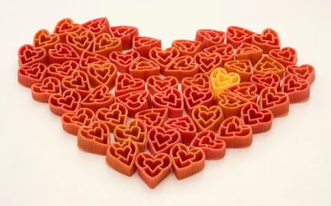 Valentines pasta Stock Photos