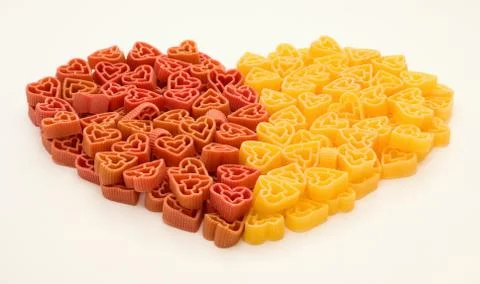 Valentines pasta Stock Photos