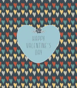 Valentine's Pattern Stock Illustration