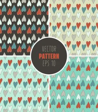 Valentine's Pattern Stock Illustration