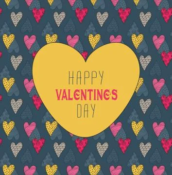 Valentine's Pattern Stock Illustration