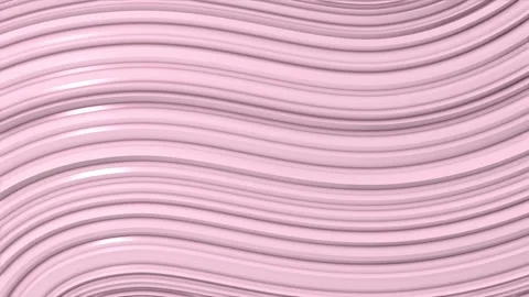 Valentines Pink Paint Wave Texture Digital Architecture Geometry Animation 스톡 동영상 290103869