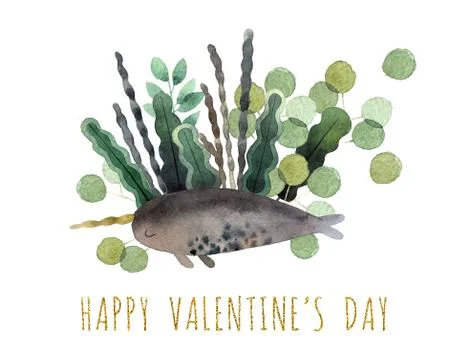 Valentine's postcard Stock Illustration