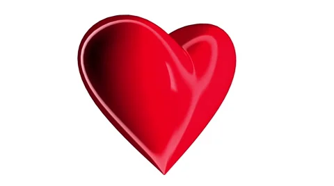 Valentines red heart Stock Footage 1068927