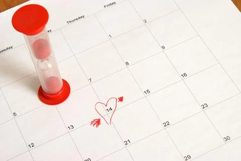 Valentines Reminder Stock Photos