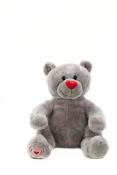 Valentine's teddy bear Stock Photos