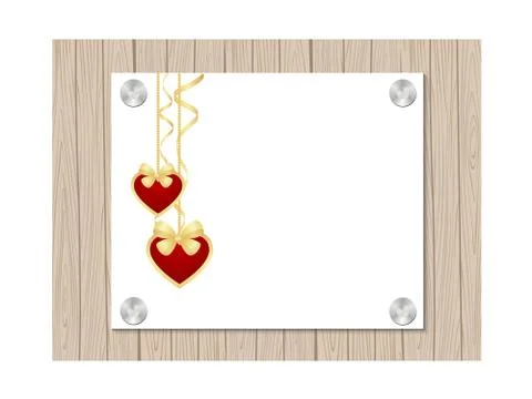 Valentines template Stock Illustration