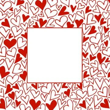 Valentine's vector card Stock Illustration