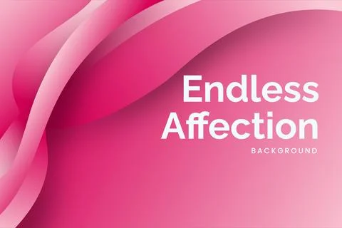 Valentine's Wavy Background Stock Illustration