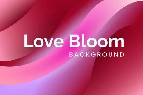 Valentine's Wavy Background Stock Illustration