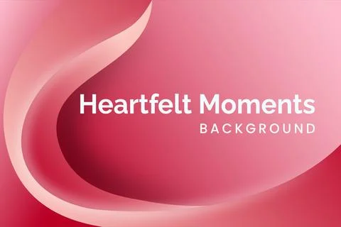 Valentine's Wavy Background Stock Illustration