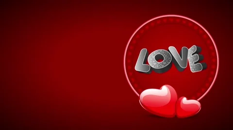Valentines &amp; wedding animated background Stock Footage 51261715