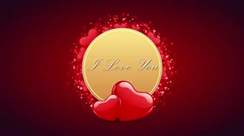 Valentines &amp; wedding animated background Stock Footage 51265974