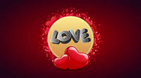 Valentines &amp; wedding animated background Stock Footage 51266589