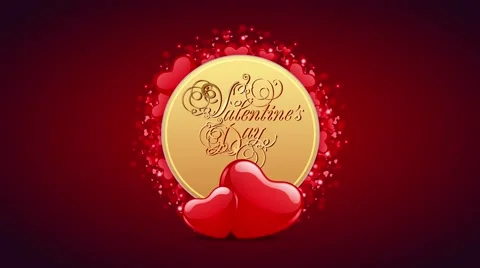 Valentines &amp; wedding animated background Stock Footage 51266860