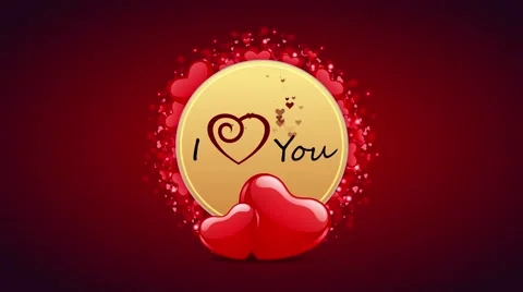 Valentines &amp; wedding animated background Stock Footage 51267927