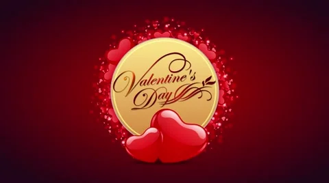 Valentines &amp; wedding animated background Stock Footage 51268071