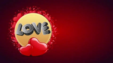 Valentines &amp; wedding animated background Stock Footage 51269778