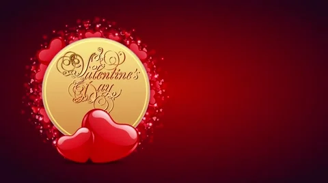 Valentines &amp; wedding animated background Stock Footage 51270678