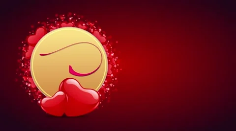 Valentines &amp; wedding animated background Stock Footage 51272652