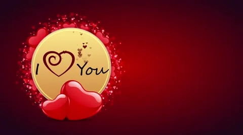 Valentines &amp; wedding animated background Stock Footage 51275499