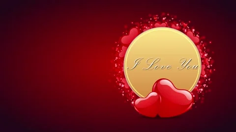 Valentines &amp; wedding animated background Stock Footage 51324863
