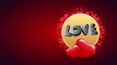 Valentines &amp; wedding animated background Stock Footage 51325174