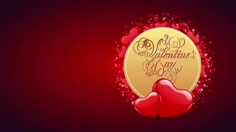 Valentines &amp; wedding animated background Stock Footage 51325416