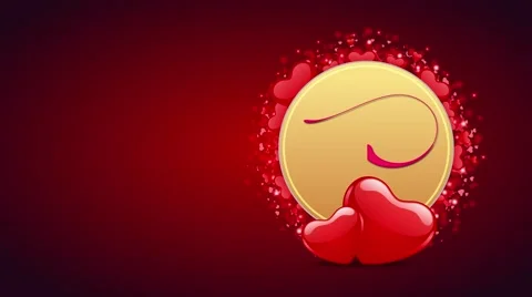 Valentines &amp; wedding animated background Stock Footage 51326166