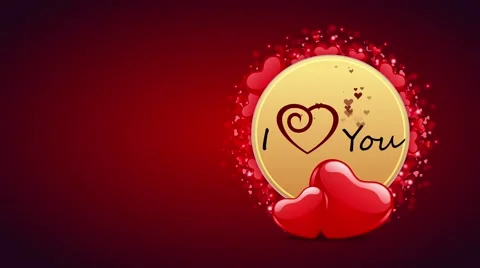 Valentines &amp; wedding animated background Stock Footage 51327210