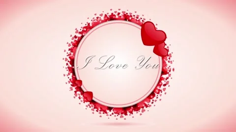 Valentines &amp; wedding animated background Stock Footage 51330854