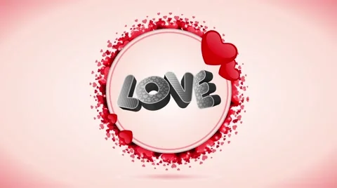 Valentines &amp; wedding animated background Stock Footage 51331078
