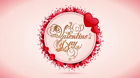 Valentines &amp; wedding animated background Stock Footage 51331218