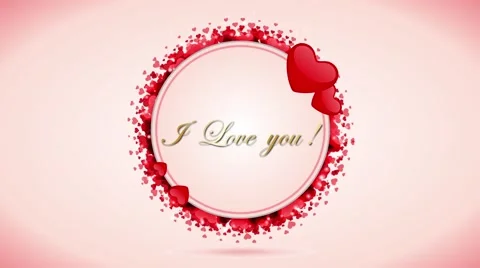 Valentines &amp; wedding animated background Stock Footage 51331304
