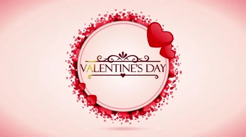 Valentines &amp; wedding animated background Stock Footage 51331653