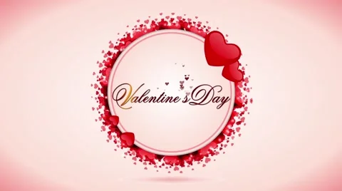 Valentines &amp; wedding animated background Stock Footage 51331762